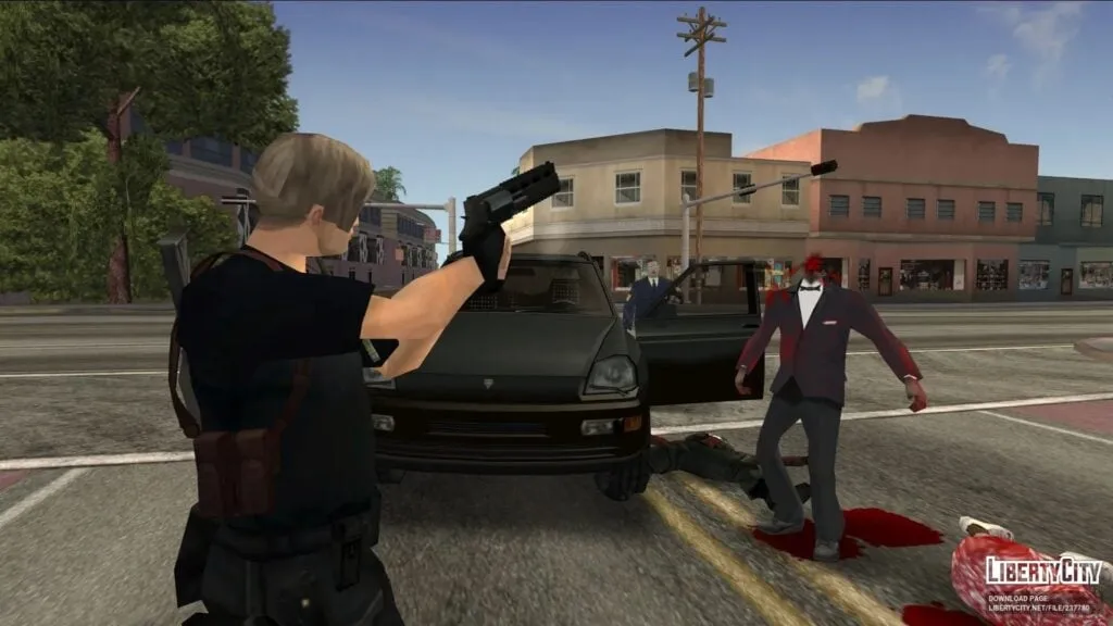GTA San Andreas zombie mod featuring infected enemies and survival horror gameplay.