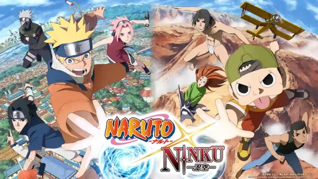 Naruto x Ninku - Team 7 meeting Fusuke in the Ninku world