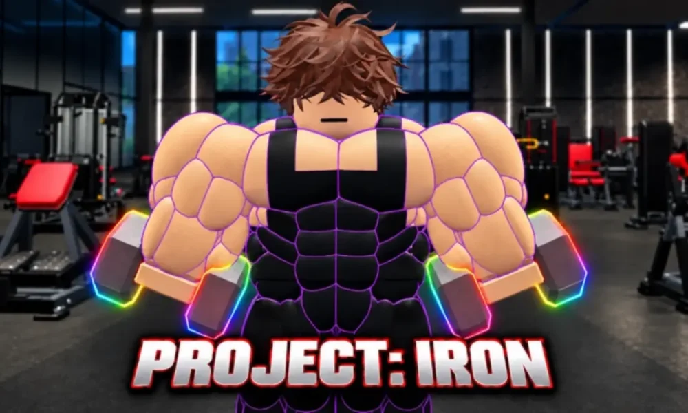Project Iron - Roblox bodybuilder training at the gym