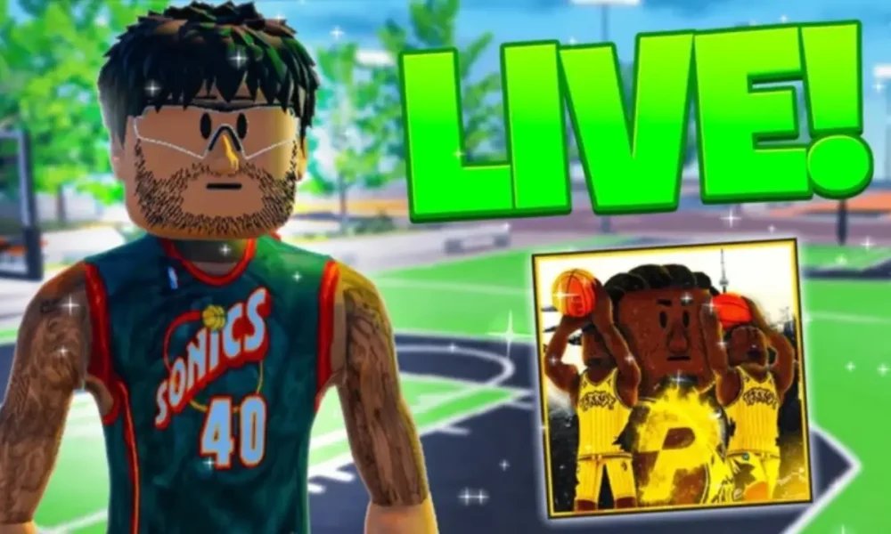 Practical Basketball codes - Roblox player shooting a jump shot on the court