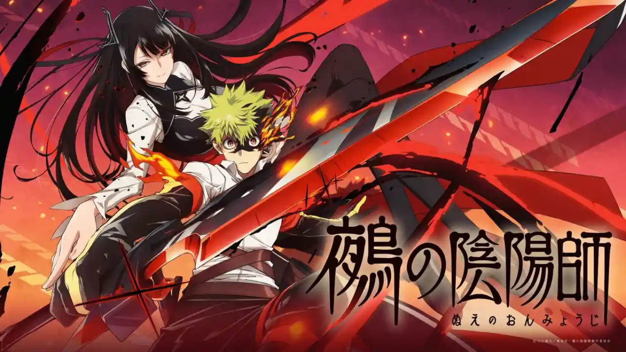 Nue’s Exorcist anime key visual featuring Gakuro and Nue in battle