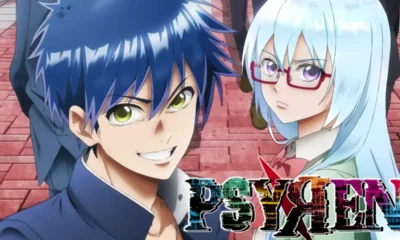 Psyren anime key visual featuring Ageha Yoshina