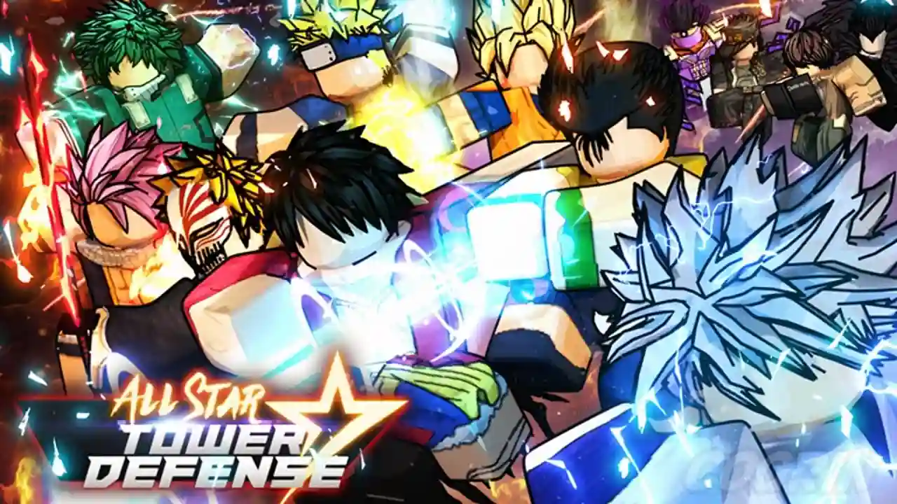 All Star Tower Defense - anime-inspired units defending against enemy waves