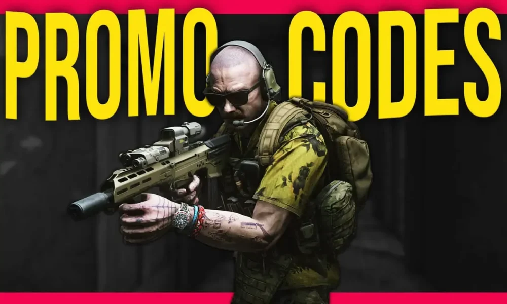 Escape from Tarkov - operator holding free promo code gear