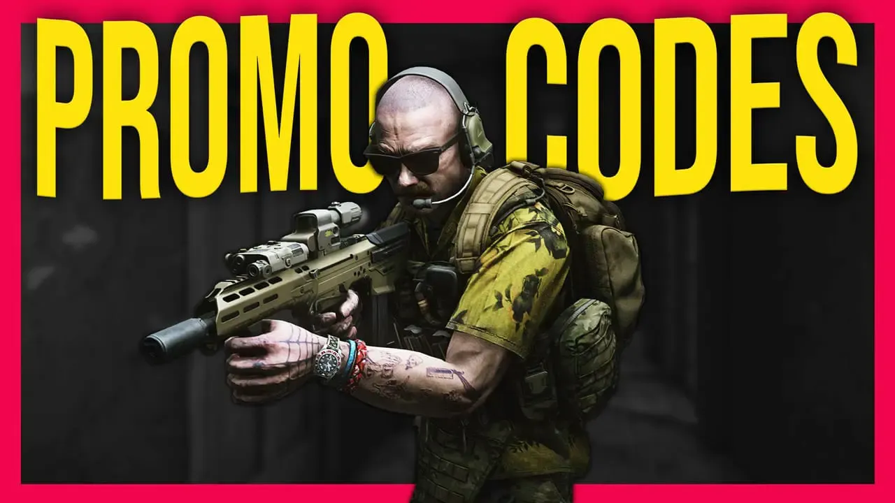 Escape from Tarkov - operator holding free promo code gear